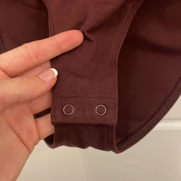 NWT Old Navy‎ Red long sleeve bodysuit size small - Picture 5 of 9